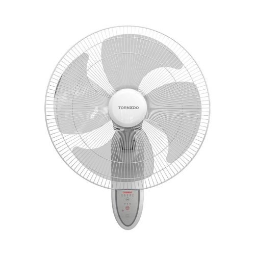 TORNADO Wall Fan 18 Inch 4 Blades Remote White EPS-18RW