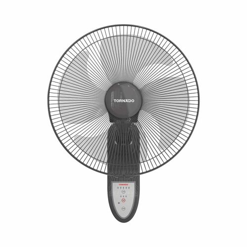 TORNADO Wall Fan 16 Inch 4 Blades Remote Grey EPS-16RG