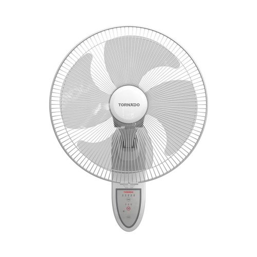 TORNADO Wall Fan 16 Inch 4 Blades Remote White EPS-16RW
