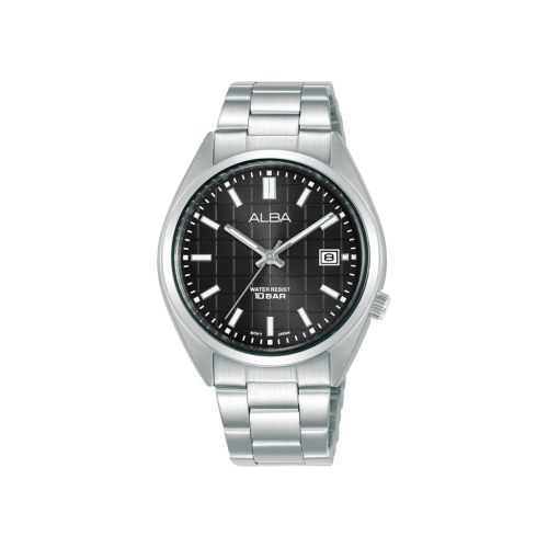 ALBA Ladies' Hand Watch ACTIVE Stainless Band Black Dial AG8M33X1