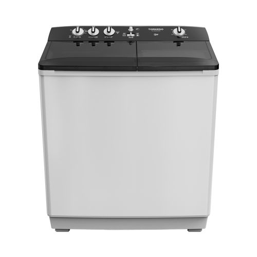 TORNADO Washing Machine Half Auto 7 Kg Pump White x Black TVH-HM07TP(WK)