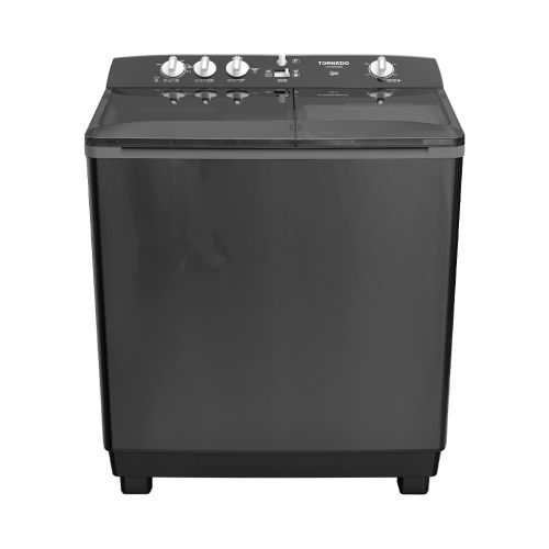 TORNADO Washing Machine Half Auto 7 Kg Pump Black TVH-HM07TP(BK)