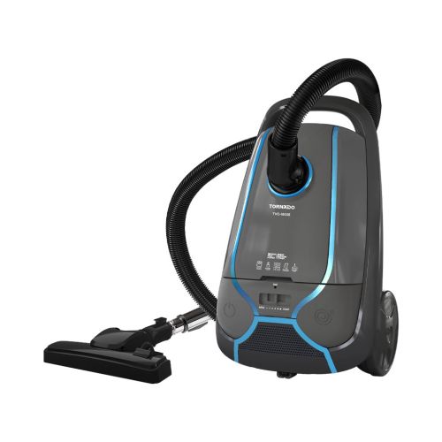 TORNADO Vacuum Cleaner 1800 Watt HEPA Filter Grey TVC-1800EG