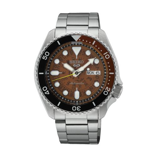 SEIKO Men's Hand Watch 5 SPORTS Stainless Band Brown dial SRPJ47K1