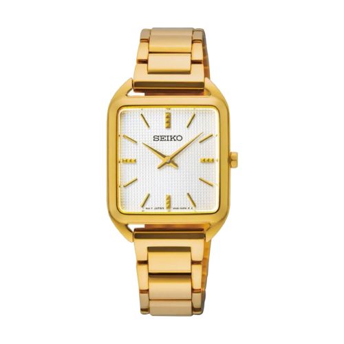SEIKO Ladies' Hand Watch QUARTZ Stainless Band Silver Dial SWR078P1