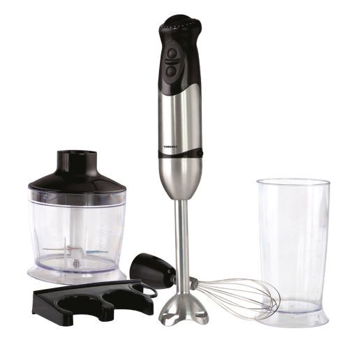 TORNADO Hand Blender 400 Watt Chopper Whisk Black HB-400