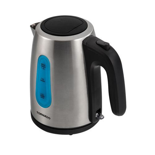TORNADO Stainless Steel Kettle 1.5 Liter 2200 Watt Silver TKS-2215