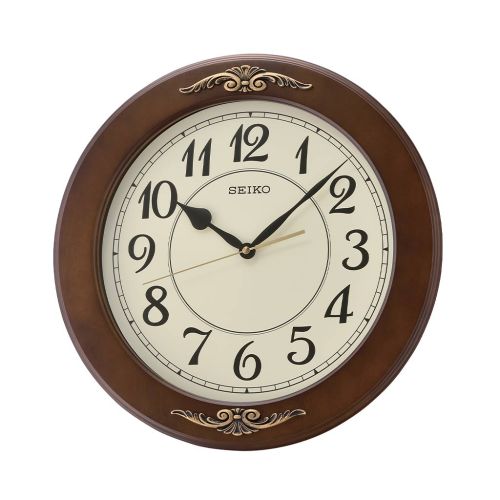 SEIKO Wall Clock Wooden Case QXA745B