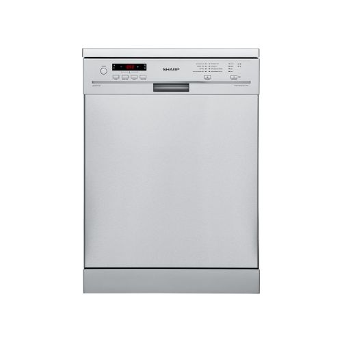 SHARP Dishwasher 15 Person 60 cm Inverter Digit 8 Programs Silver QW-V815-SS2