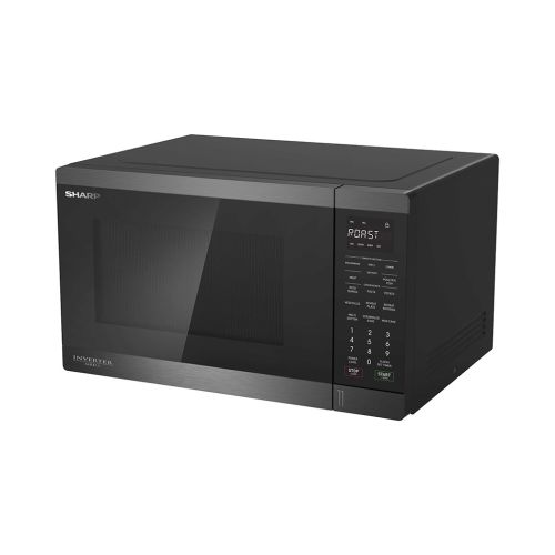 SHARP Microwave Inverter Grill 34 Liter 1100 Watt 11 Menus Black R-34GRI-BS2
