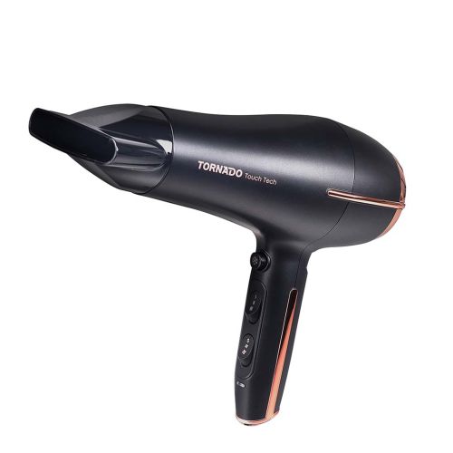 TORNADO Hair Dryer 2300 Watt - Ionic - Touch Sensor Black TDY-23TB