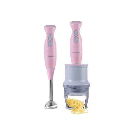 TORNADO Hand Blender 1000 Watt Chopper Pink THB-1000ER