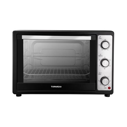 TORNADO Electric Oven 48 Liter 1800 Watt Grill Fan Black TEO-48DGE(K)