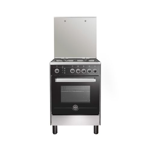 LA GERMANIA Cooker 60 x 60 - 4 Gas Burners Stainless x Black 6N80GRB1X4AWW