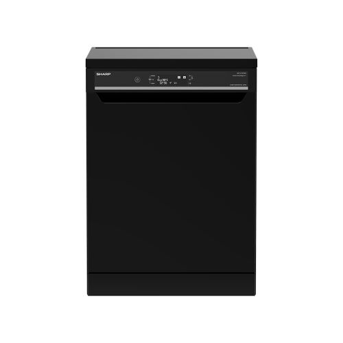 SHARP Dishwasher 14 Person 60 cm Inverter Digital 10 Programs Black QW-V1014M-BK2