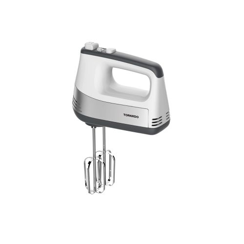 TORNADO Hand Mixer 500 Watt 5 Speeds Turbo Speed White HM-500T