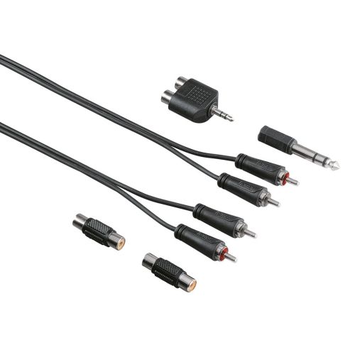 HAMA RCA Connection Kit 2.5m Black HAMA122329