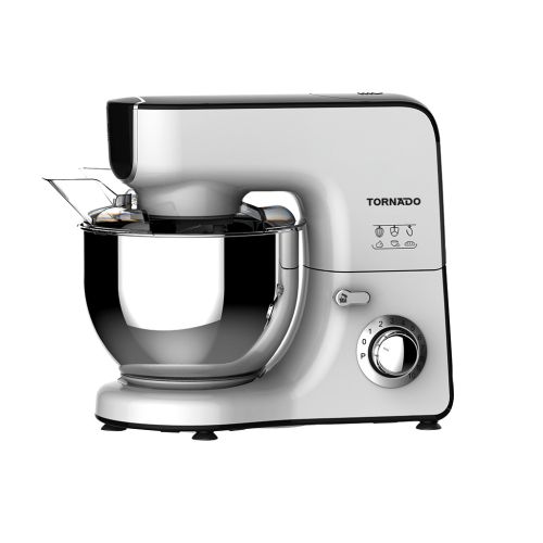 TORNADO Kitchen Machine 800W 5.5 Liter Stainless Bowl White SM-1000T