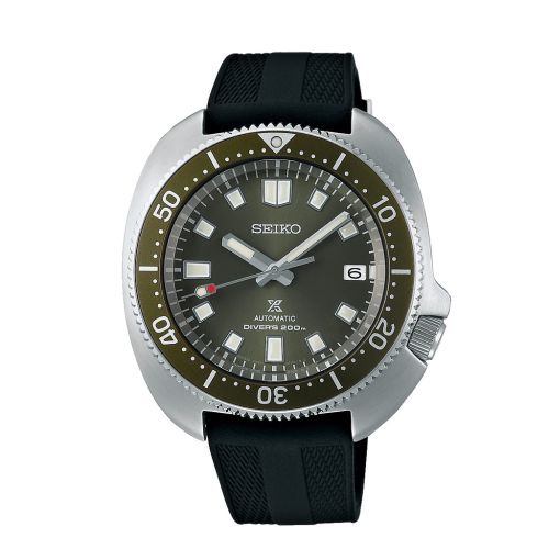 SEIKO Men's Hand Watch PROSPEX Black Silicone Strap Oily Dial SPB153J1