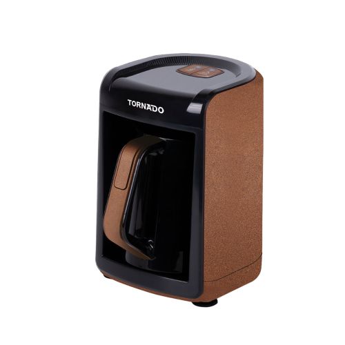TORNADO Automatic Turkish Coffee With Milk Maker 280ml Brown TCME-100-MILK