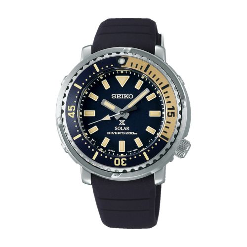 SEIKO Men's Hand Watch PROSPEX Blue Silicone Strap Blue Dial SUT403P1