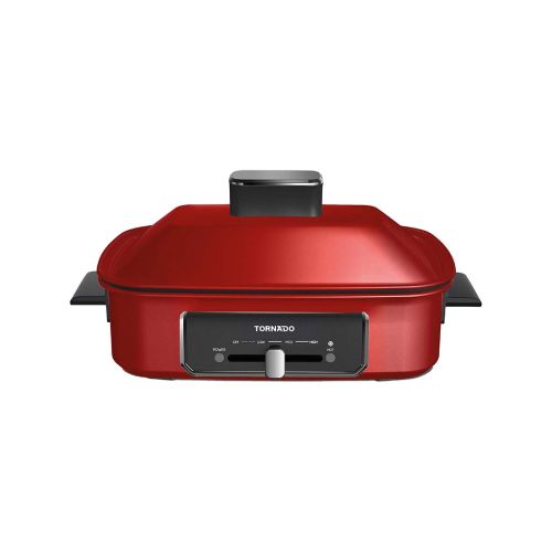 TORNADO Multi-function Electric Grill 1400 Watt Red TMG-370