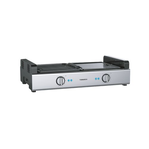 TORNADO Electric BBQ Grill 1800 Watt Stainless x Black TBG-500