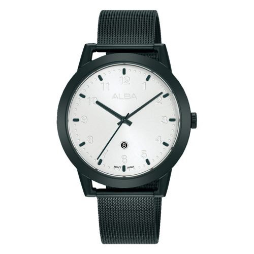 ALBA Men's Hand Watch ACTIVE Stainless Band, Silver Dial AH7Z47X1