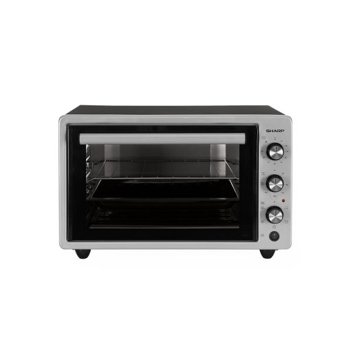 SHARP Electric Oven 42 Liter 1300 Watt Grill Fan Silver x Black EO-S42-ES2