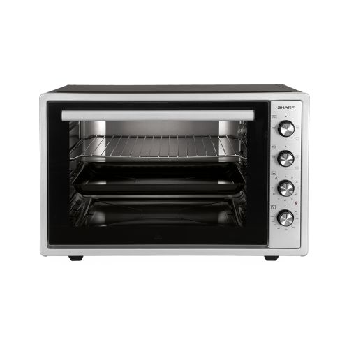 SHARP Electric Oven 70 Liter 1800 Watt Grill Fan Silver x Black EO-S70-ES2