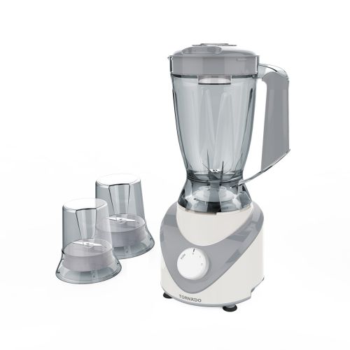 TORNADO Electric Blender 500 Watt 1.5 Liter 2 Mills Gray BL500/2-GRAY