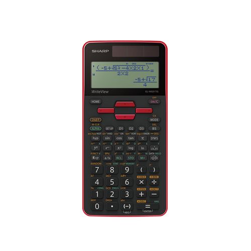 SHARP WriteView Scientific Calculator 422 Function Red EL-W531TG-RD