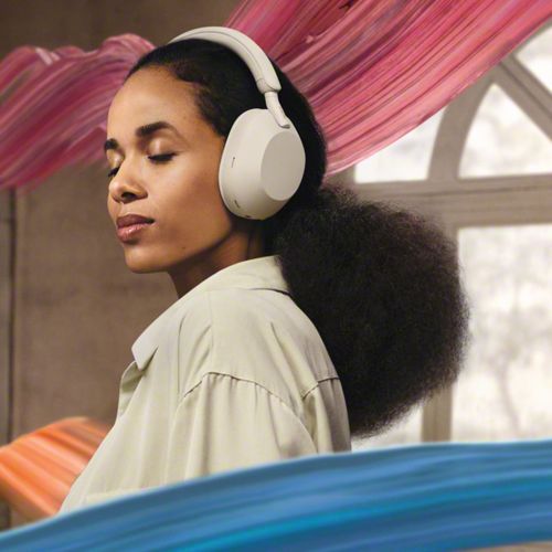 SONY Overhead Headphone Wireless Bluetooth Noise Cancelling Silver WH-1000XM5/S