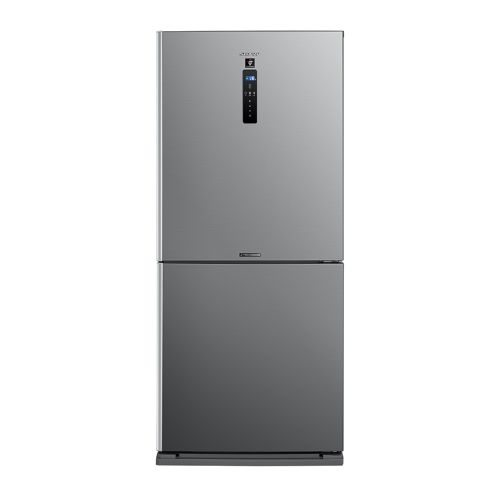 SHARP Fridge Inverter Digital Bottom Freezer 448 Liter Dark Stainless SJ-PV60K-DST