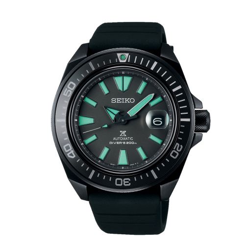SEIKO Men's Hand Watch PROSPEX Black Silicone Strap Black Dial SRPH97J1