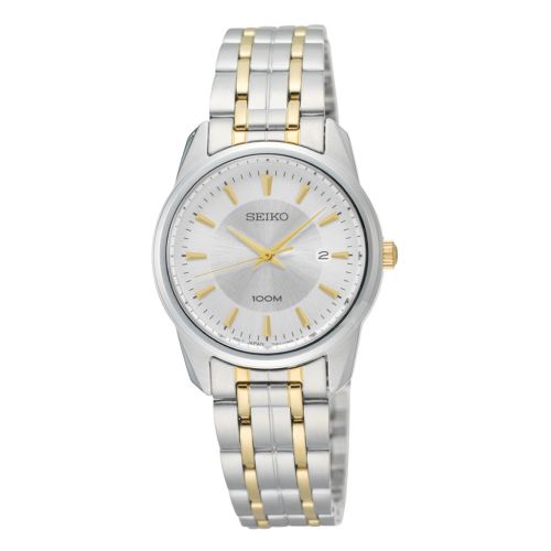 SEIKO Ladies' Hand Watch QUARTZ Stainless Band Silver Dial SXDE67P1