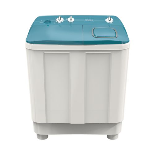 TORNADO Washing Machine Half Auto 7 Kg White x Turquoise TMH-HS07C(WA)