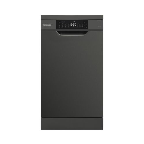 TORNADO Dishwasher 10 Person 45 cm Digital 7 Programs Black TDV-FN107CBK