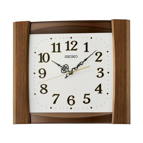 SEIKO Wall Clock Wooden Case QXA827Z