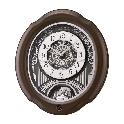 SEIKO Wall Clock Wooden Case QXM609N