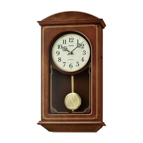 SEIKO Wall Clock Wooden Case QXM610B