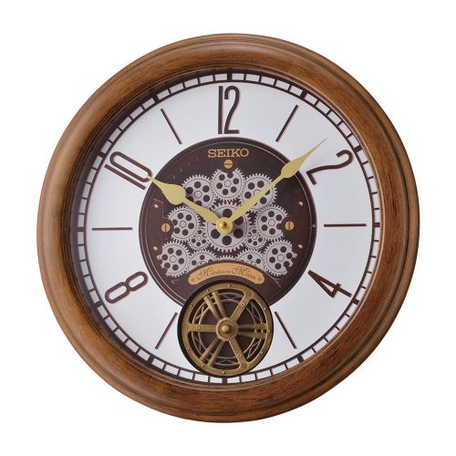SEIKO Wall Clock Wooden Case QXM611B