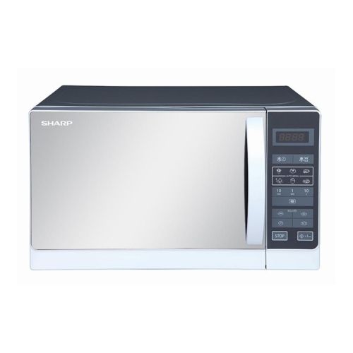 SHARP Microwave Solo 20 Liter 800 Watt 6 Menus Silver R-20MR(S)